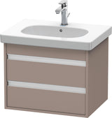 Duravit Ketho Waschtischunterbau 455x600x480mm wandhängend 2 Schubkästen basalt matt