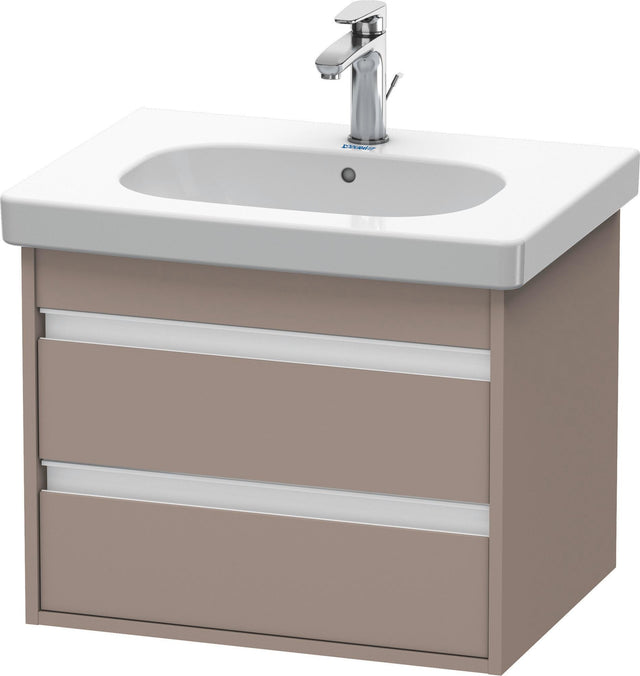 Duravit Ketho Waschtischunterbau 455x600x480mm wandhängend 2 Schubkästen basalt matt
