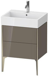 Duravit Waschtischunterbau XVIU 584x734x454mm mit 2 Auszügen in Ahorn mittel – passend für Vero Air 235060