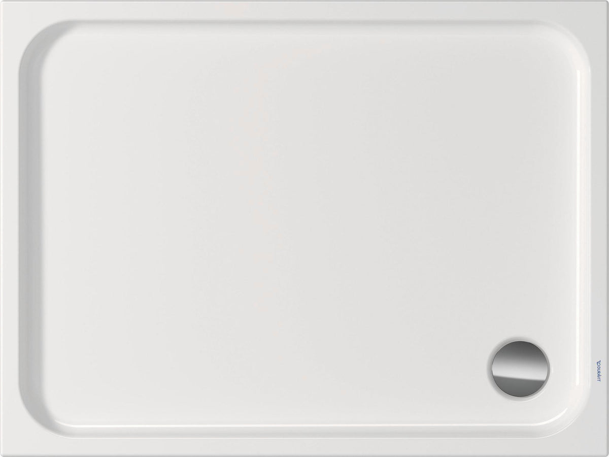 DURAVIT D-Code Duschwanne 1000x700 mm Weiß Sanitäracryl rechteckig