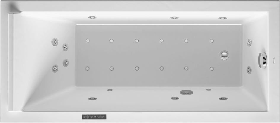 DURAVIT Starck Rechteck-Whirlwanne 1600x700mm Weiß – Einbau mit Combi-System L