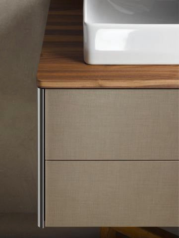 Duravit DuraSquare Waschtisch 1000 mm weiß mit Hahnloch mittig, ohne Überlauf – Design by Duravit