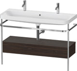 Duravit Happy D.2 Waschtischset 1175 mm mit Metallkonsole, Schubkasten und Waschschüssel