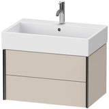 Duravit XVIU Waschtischunterbau 684 mm weiß matt mit Tip-On-Technik für Vero Air