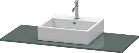 Duravit Konsole XSquare 800x550x16 mm Dolomiti Grey Hochglanz mit Ausschnitt
