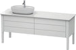 DURAVIT Luv Waschtischunterbau bodenstehend 1733 mm, 2 Auszüge, weiß seidenmatt