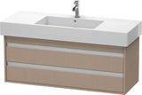 DURAVIT Ketho Waschtischunterbau 1200 mm wandhängend basalt matt 2 Schubkästen
