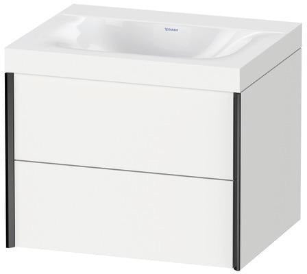Duravit Möbelwaschtischset XVIU 600x480mm Cha ma / ta s-matt Ra 83 o HL