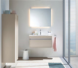 Duravit Ketho Waschtischunterbau 800 mm betongrau matt mit 1 Auszug und Soft-Close