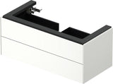 DURAVIT White Tulip Waschtischunterbau 984 mm, 2 Schubkästen, weiß seidenmatt