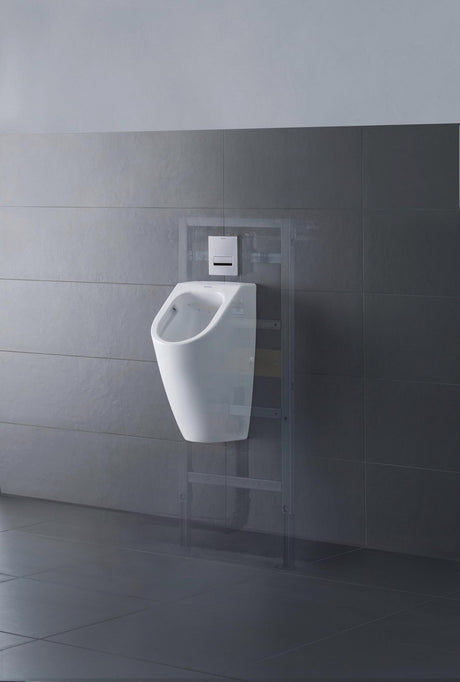 DURAVIT Urinal ME by Starck, spülrandlos, Zulauf hinten, ohne Fliege, weiß