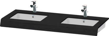 DURAVIT DuraStyle Konsole 800 mm betongrau matt mit 2 Ausschnitten – Wandhängend