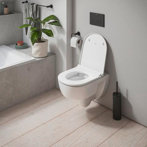 DURAVIT D-Code 2.0 WC-Sitz ohne Absenkautomatik, abnehmbar, Edelstahlscharniere, Weiß