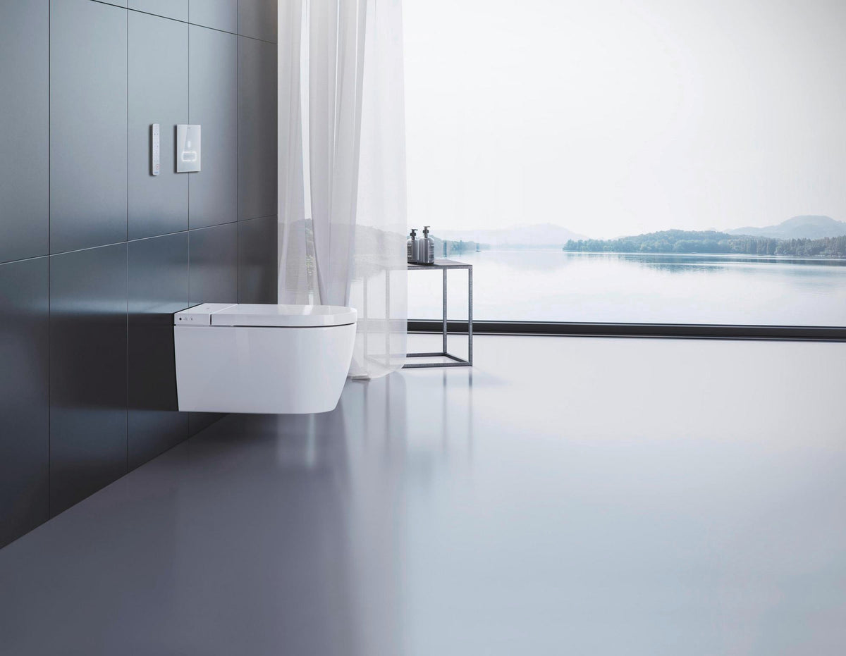 DURAVIT SensoWash Starck f Kompakt-Dusch-WC mit Sitzheizung, Warmluftfön und HygieneGlaze