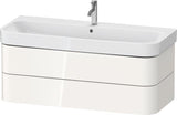 Duravit Waschtischunterbau Happy D.2 Plus 1175 mm taupe supermatt mit Tip-On-Technik