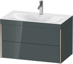 Mitteldichte Faserplatte (MDF) / grau / m.Viu,2Schubk.503x800x480mm 1Hl,champ. matt/dolom.grey
