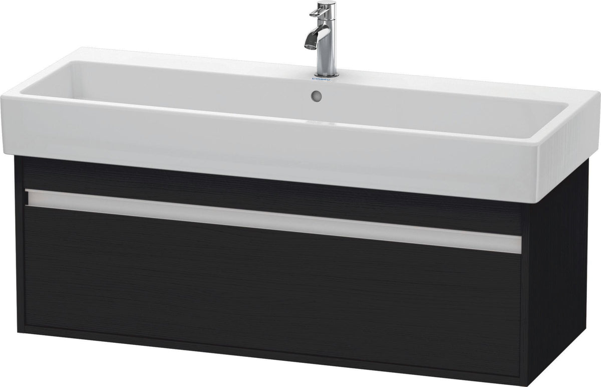 DURAVIT Ketho Waschtischunterbau 1150 mm wandhängend basalt matt 1 Auszug