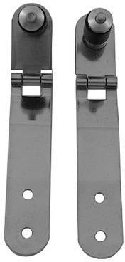 DURAVIT Scharnier-Set für Urinaldeckel Universal, Edelstahl, ohne Absenkautomatik