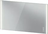 Duravit XViu Spiegel mit Beleuchtung 1020x800 mm schwarz matt – Touchless, IP44, Spiegelheizung