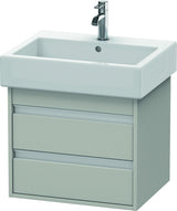 DURAVIT Ketho Waschtischunterbau wandhängend 550 mm, 2 Schubkästen, basalt matt