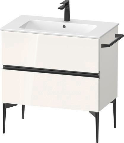 DURAVIT Sivida Waschtischunterbau 810 mm, bodenstehend, 2 Schubkästen, Eiche, Soft-Close