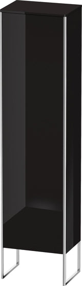 Duravit Hochschrank XSquare, bodenstehend, 2016x500x356 mm, Schwarz Hochglanz, 1 Tür