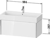 Duravit Waschtischunterbau XVIU 984 mm weiß matt mit Tip-On-Technik für Vero Air