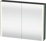 Duravit XSquare Spiegelschrank XS7113 Dolomite Grau 1000 mm mit LED-Beleuchtung und Steckdose