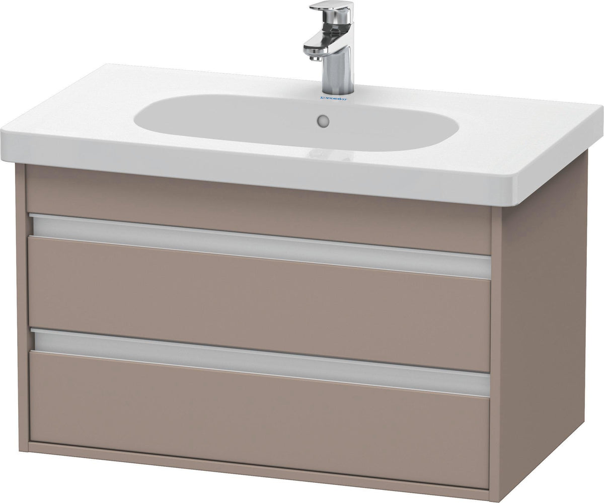 DURAVIT Waschtischunterbau Ketho wandhängend 800 mm, 2 Schubkästen, weiß matt, für D-Code 034285