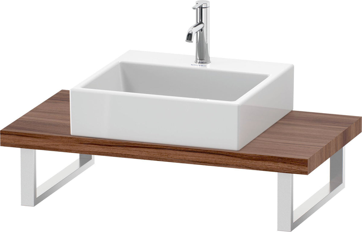 Duravit DuraStyle Konsole variabel 480 mm weiß matt – wandhängend mit Ausschnitt