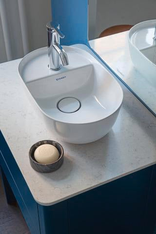 Duravit Luv Waschtischunterbau bodenstehend 638 mm Taupe Seidenmatt mit Auszug