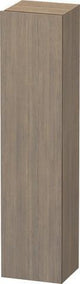 DURAVIT DuraStyle Hochschrank 360x400x1800mm Eiche Terra/Weiß Matt, 1 Tür, Anschlag links