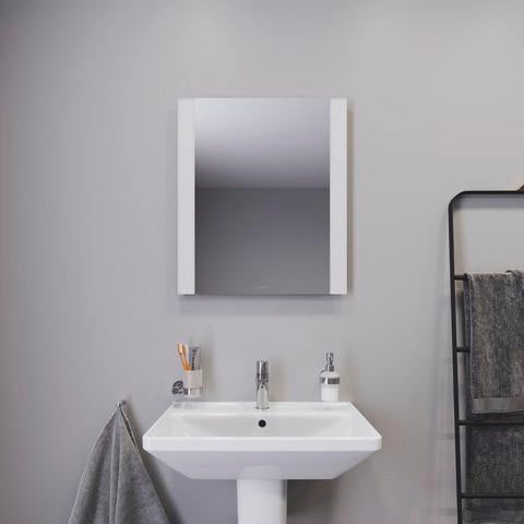 DURAVIT Licht & Spiegel Wandspiegel 1300x700mm mit LED-Beleuchtung und Sensorschalter – Weiß