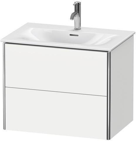 Duravit XSquare Waschtischunterbau 710 mm mit 2 Schubkästen in Steingrau matt