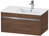 Duravit Ketho Waschtischunterbau 800 mm betongrau matt mit 1 Auszug und Soft-Close