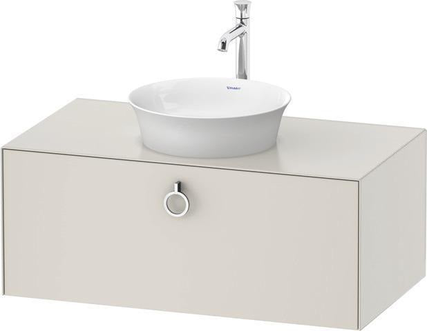 Duravit Waschtischunterbau White Tulip 1000 mm Nordic Weiß Seidenmatt von Philippe Starck