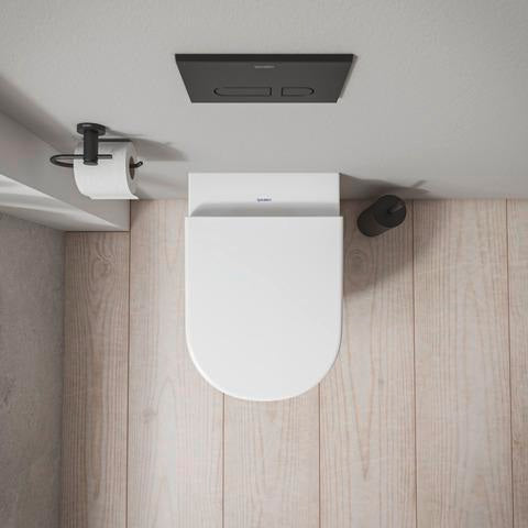 DURAVIT D-Code 2.0 WC-Sitz ohne Absenkautomatik, abnehmbar, Edelstahlscharniere, Weiß
