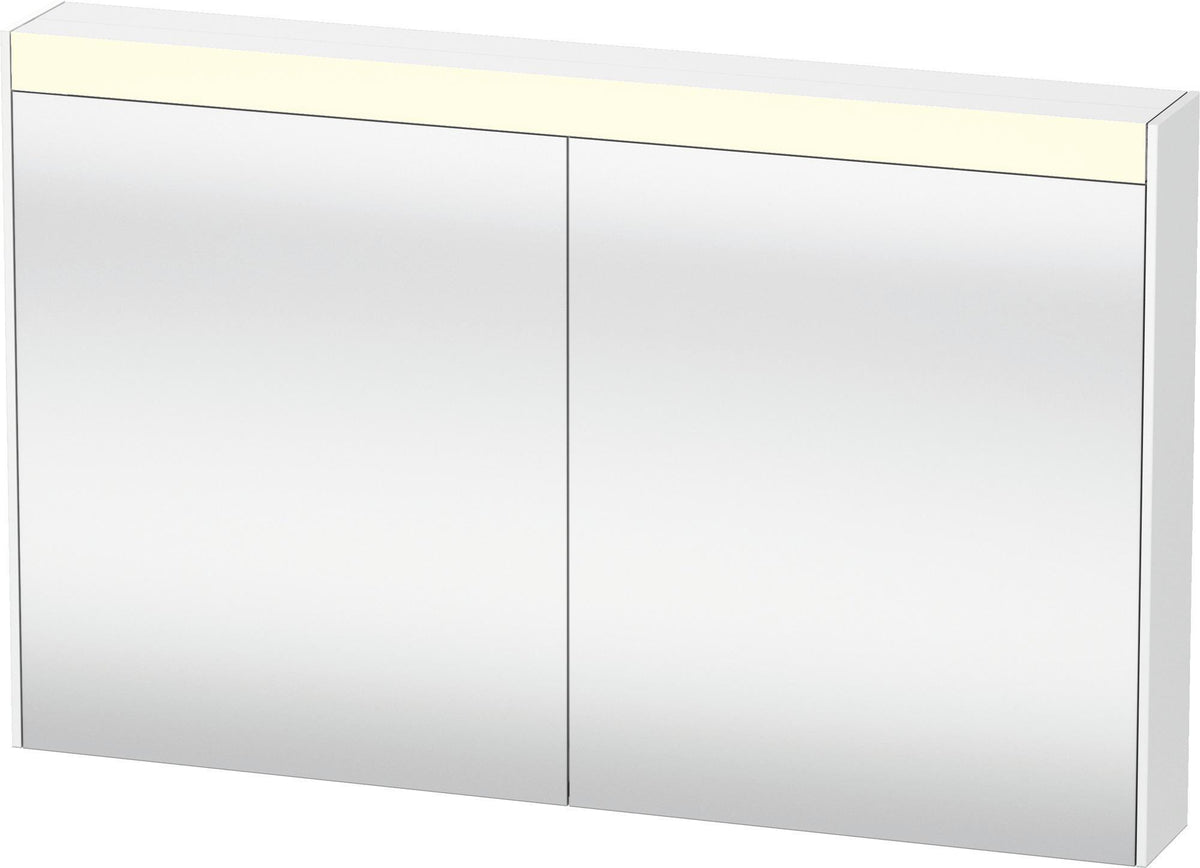 DURAVIT Brioso Spiegelschrank Betongrau 1020 mm mit LED-Beleuchtung und Steckdose