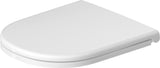 DURAVIT D-Code 2.0 WC-Sitz ohne Absenkautomatik, abnehmbar, Edelstahlscharniere, Weiß