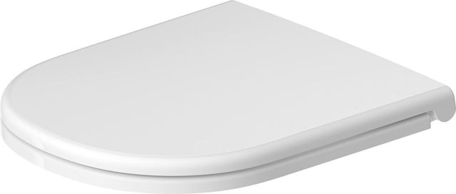 DURAVIT D-Code 2.0 WC-Sitz ohne Absenkautomatik, abnehmbar, Edelstahlscharniere, Weiß