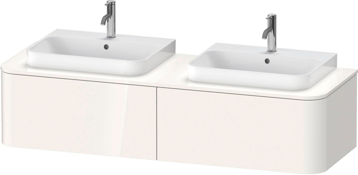 DURAVIT Happy D.2 Konsolenwaschtischunterbau 1600 mm Taupe supermatt mit Tip-On Technik