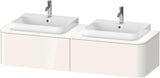 DURAVIT Happy D.2 Konsolenwaschtischunterbau 1600 mm Taupe supermatt mit Tip-On Technik