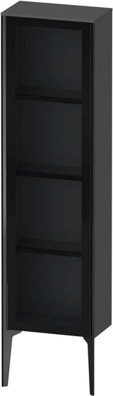 DURAVIT XViu Halbhochschrank 1330x400x240 mm, Glasfront betongrau matt, rechts, Push-Open