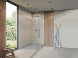 DURAVIT Sustano Duschwanne 1400x900x30 mm Mineralguss Hellgrau Matt – Rechteckig, Bodenbündig