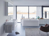 DURAVIT Happy D.2 Whirlwanne 1800x800mm Rechteck, 2-Sitzer, weiß, Vorwand, mit Verkleidung
