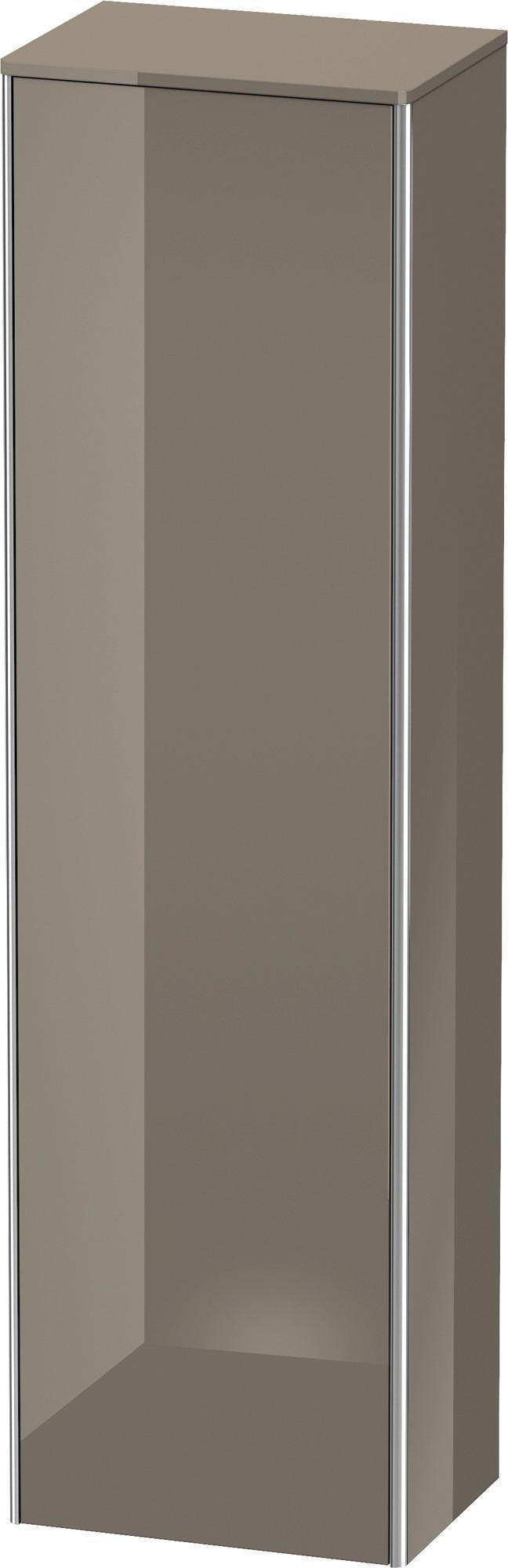 Duravit Hochschrank XSquare wandhängend links 1776 mm Flannel Grey Hochglanz