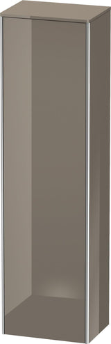 Duravit Hochschrank XSquare wandhängend links 1776 mm Flannel Grey Hochglanz