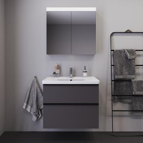 Duravit Spiegelschrank Best mit LED-Beleuchtung, 610 mm, Anschlag links, Soft-Close