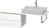 Duravit L-Cube Unterschrank 620 mm taupe supermatt mit 2 Schubkästen und Einrichtungssystem