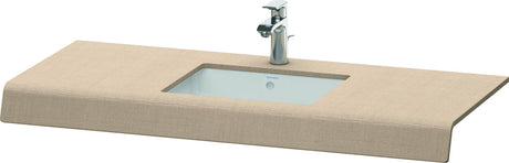 DURAVIT DuraStyle Konsole 800 mm betongrau matt – Wandhängend mit 1 Ausschnitt